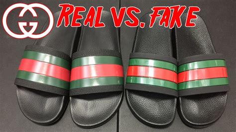 gucci slides real vs faek